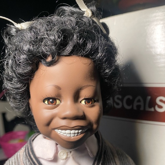 The Little Rascals Buckwheat Vintage Porcelain Doll - Picture 4 of 10